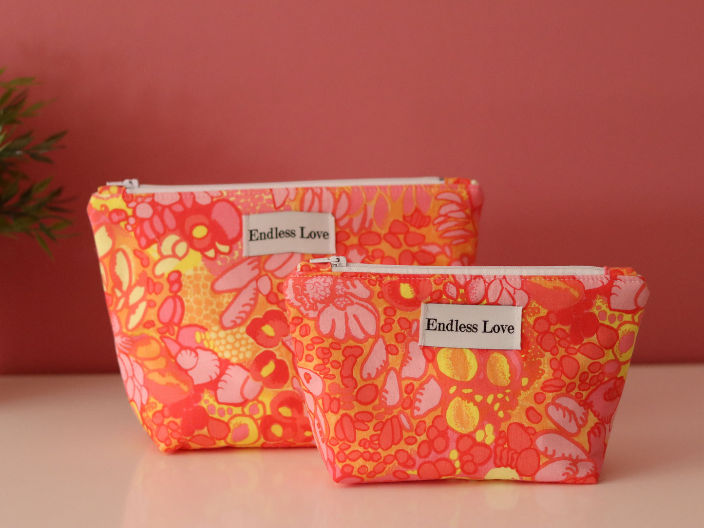 Make-up bag Orange is Happiness