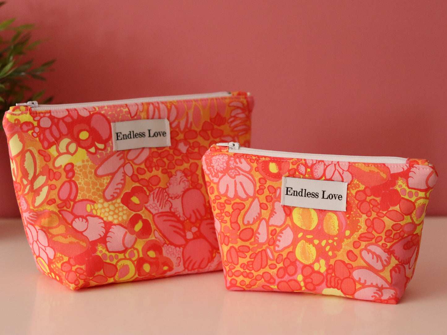 Make-up bag Orange is Happiness